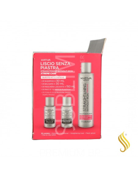 Kativa Keratin Alisado Sin Plancha Xtreme Care Kit