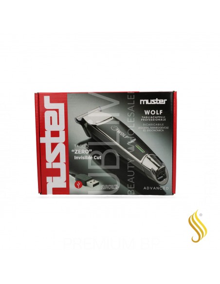 Muster Wolf Maquina de Corte Negra