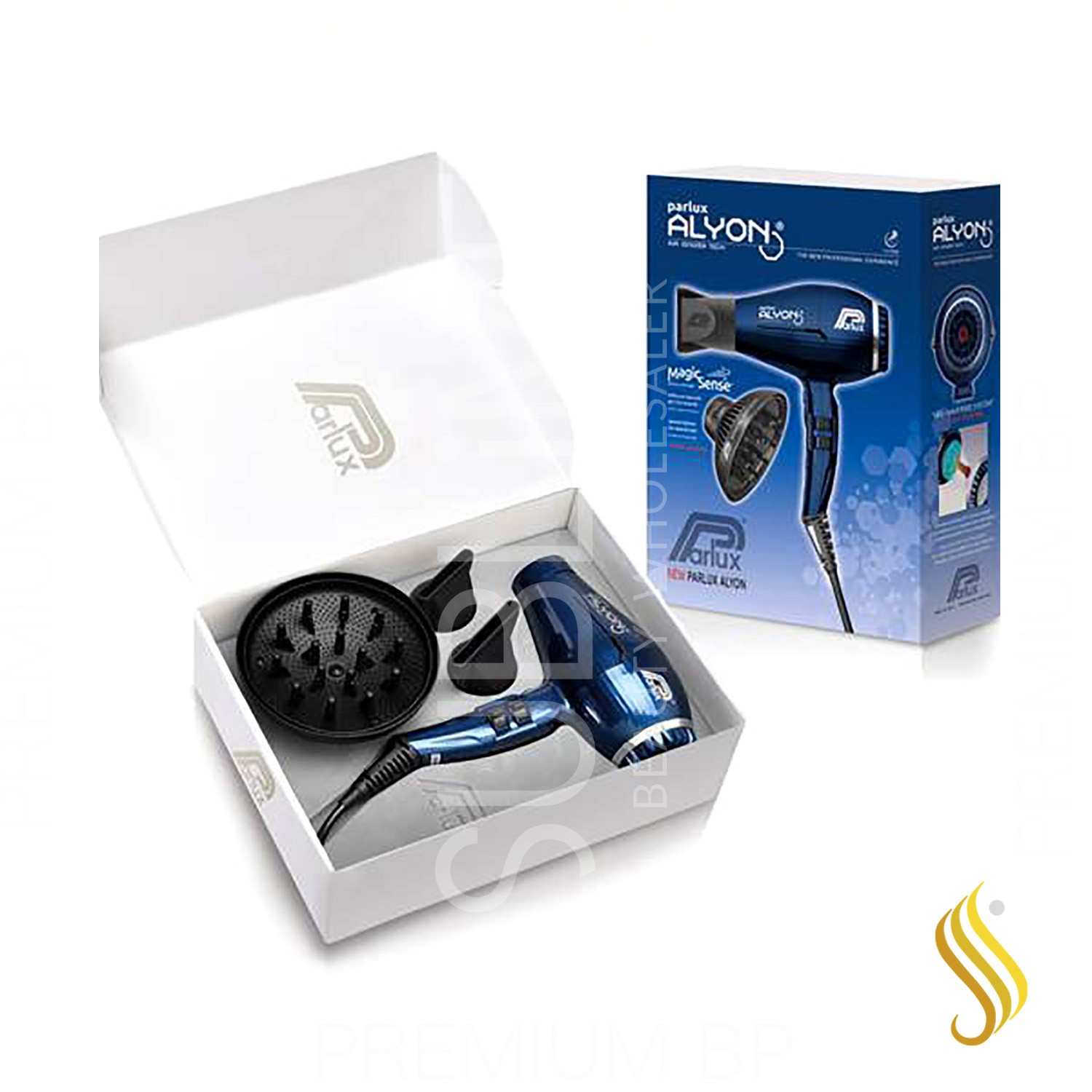Parlux Alyon Secador Azul Noche + Difusor Magicsense