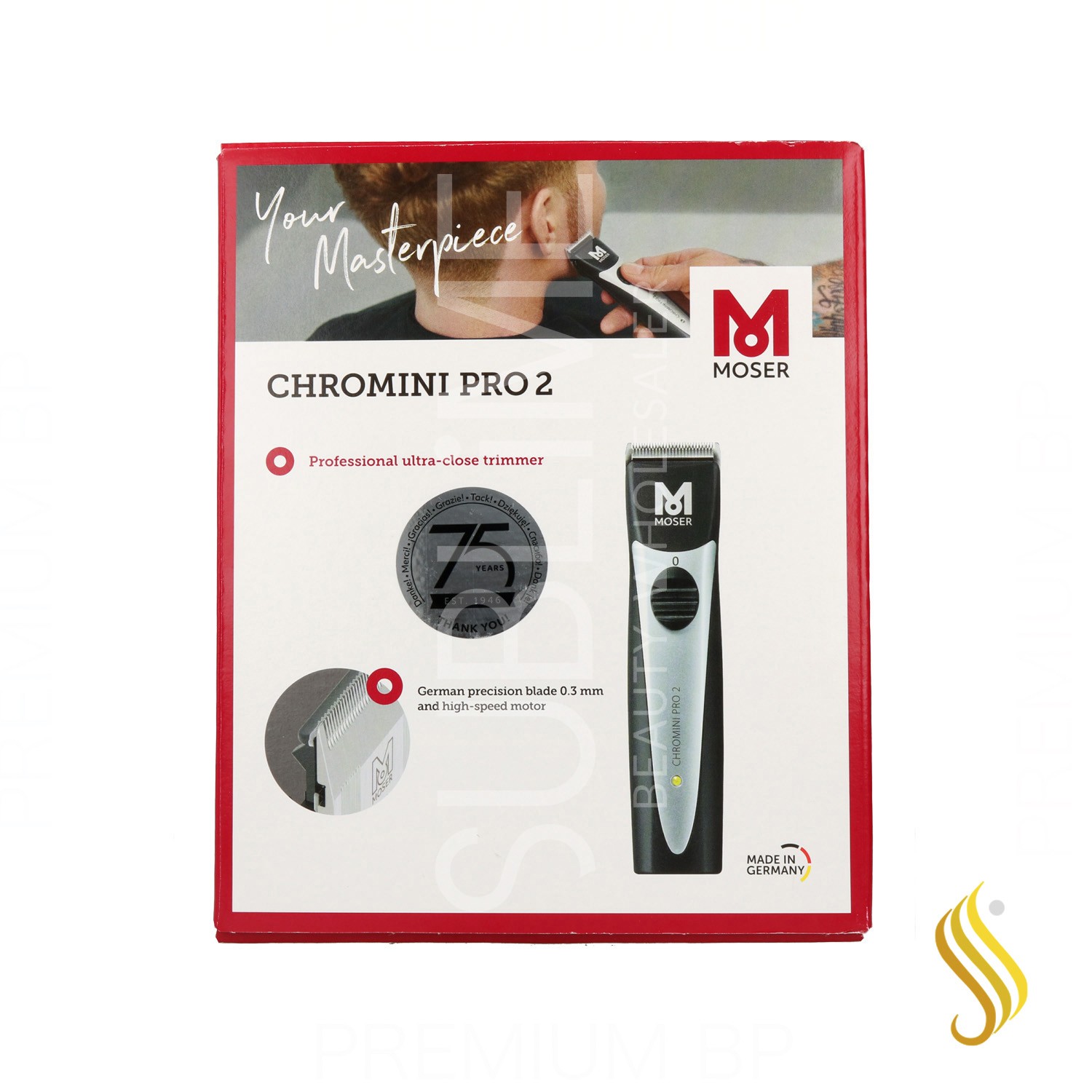 Moser Chromini Pro 2 Maquina de Corte Negra