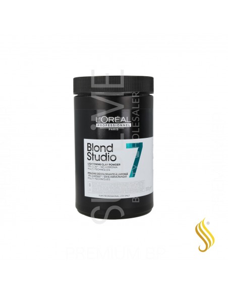 Pó de argila clarificante Loreal Blond Studio 7 níveis 500 g