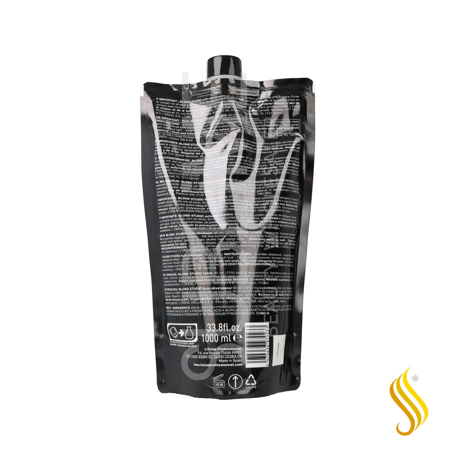 Loreal Blond Studio Nutri-Developer 40 Vol (12%) 1000 ml