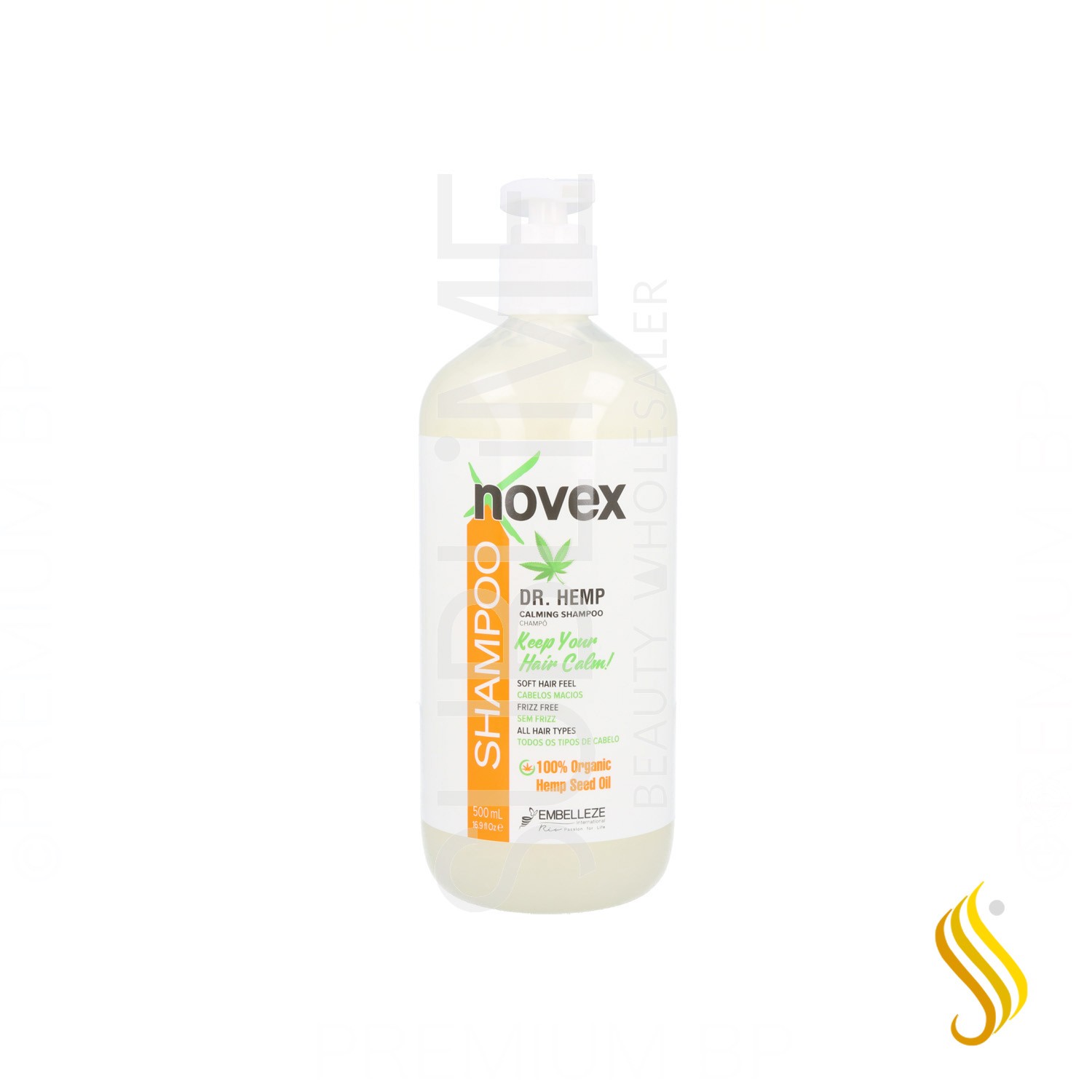 Novex Dr Hemp Champú Calmante 500ML (100% Orgánico/Frizz)