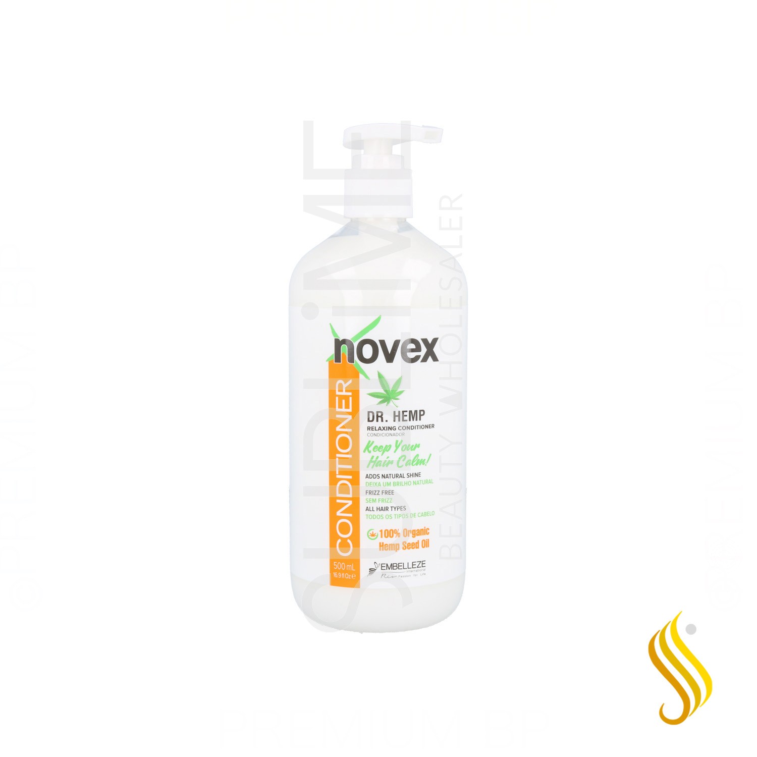 Novex Dr Hemp Condicionador Relaxante 500ML (100% Orgânico/Frizz)
