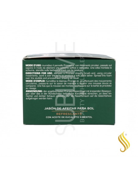 Proraso Eucalyp & Menthol Shaving Savon en Pot 150 ml