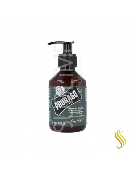 Proraso Cypress & Vetyver Beard Wash-Shampoo Barbe 200 ml