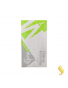 Gants Omare Luna Latex Blanc Sans Poudre Taille M 100 unités