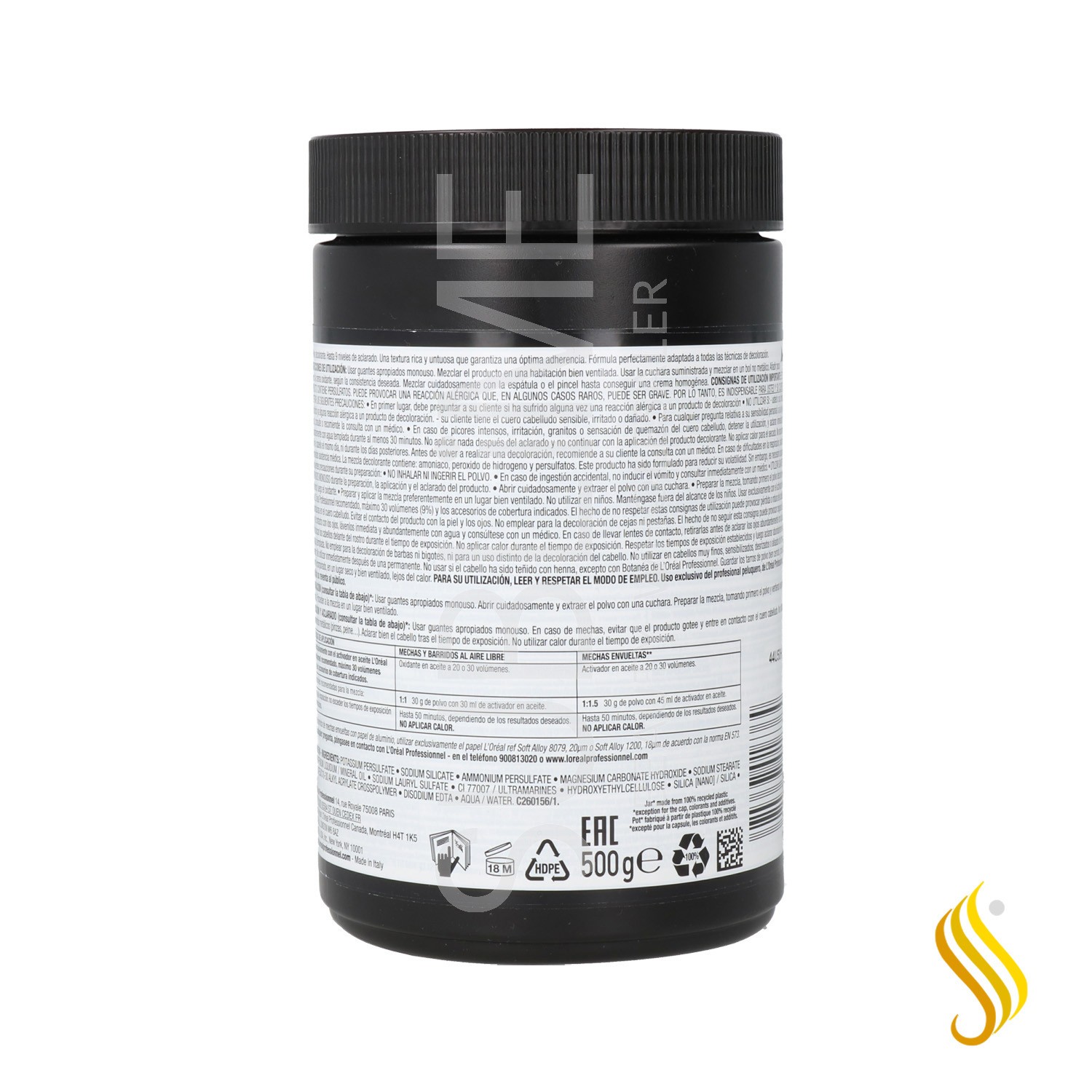 Loreal Blond Studio Multi-Techniques Bleaching Powder 9 Levels 500 g