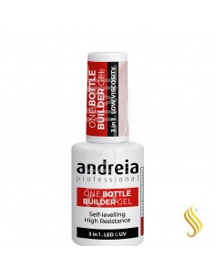 Andreia Professional One Bottle Builder Gel Construction Gel 3 in 1 Low Viscosity Cover Nude 14 ml