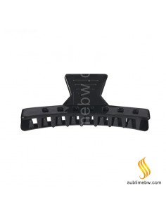 Eurostil 6 Grapas Plastico Negro Grande