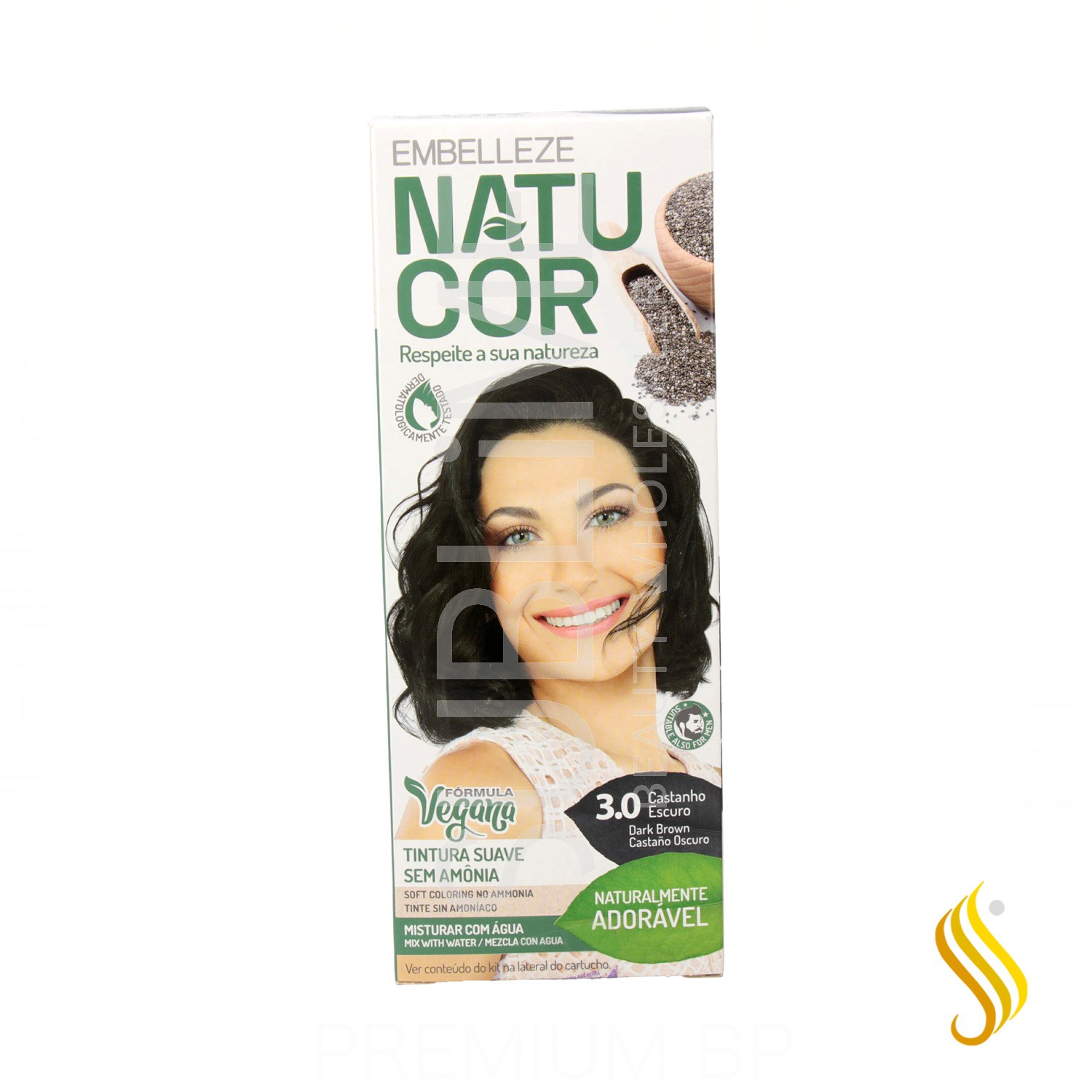 Novex Naturcor Coloración Permanente Sin Amoníaco 33 g Color 3.0