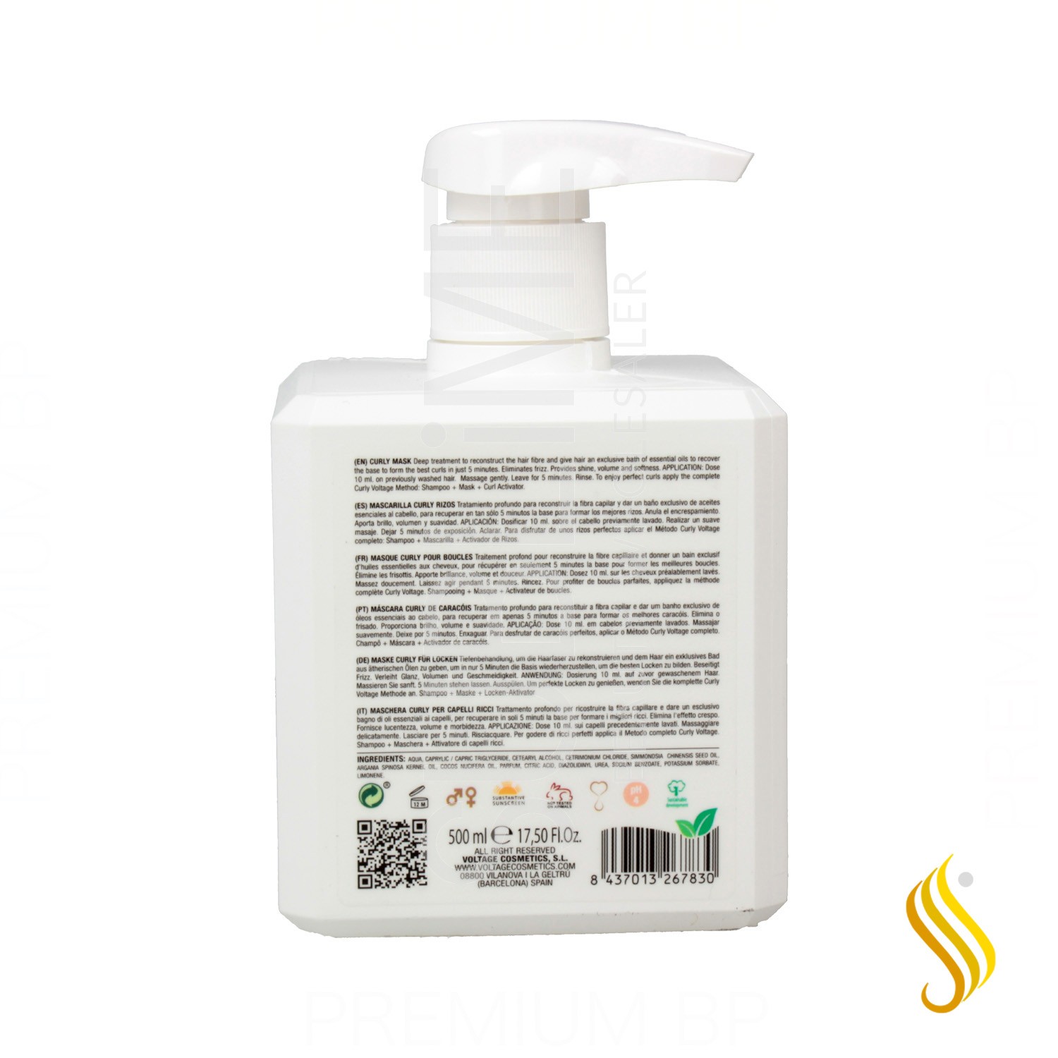 Shampoing Boucles Voltage Curly Method 500 ml