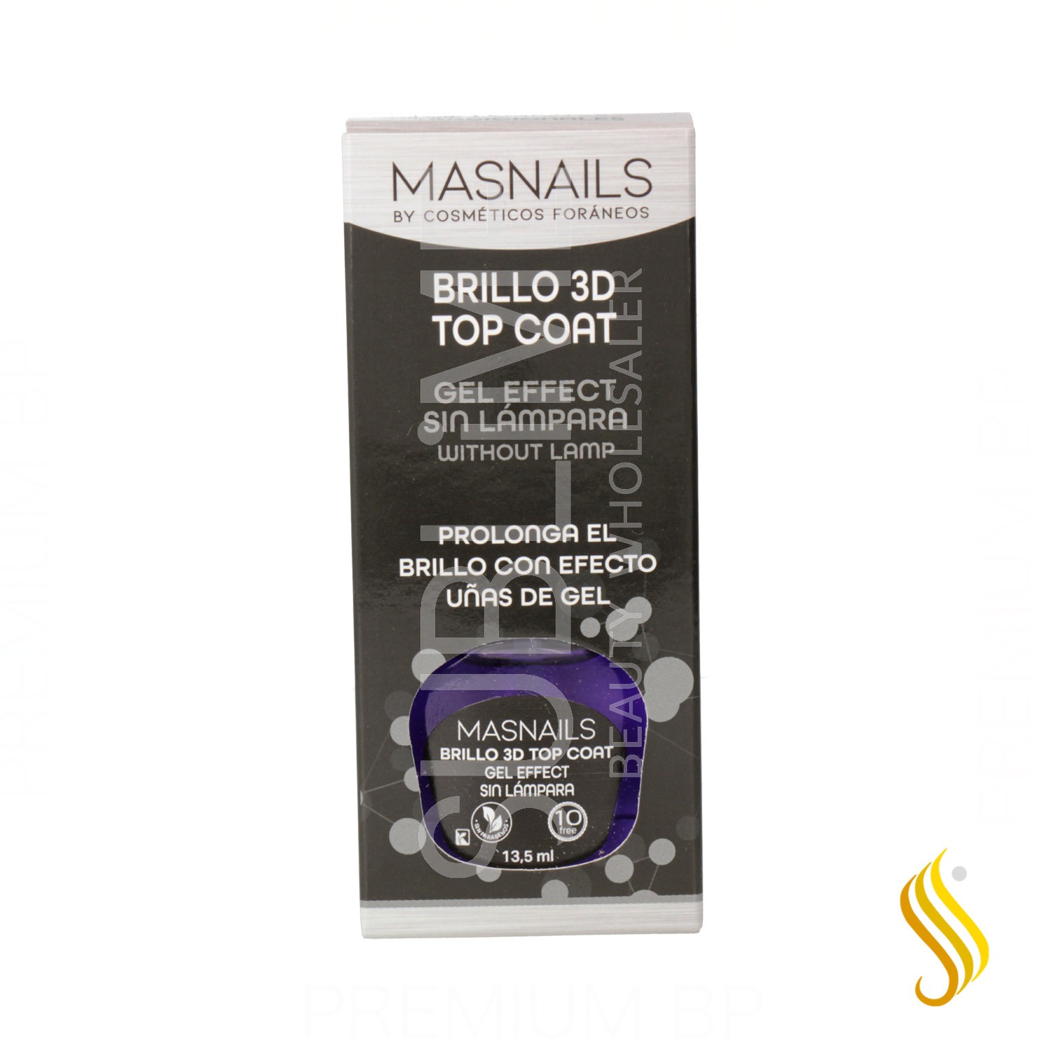 Masnails Shine 3D Top Coat Gel Effect 13.5 ml