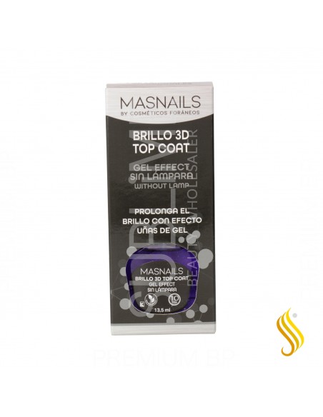 Masnails Shine 3D Top Coat Gel Effect 13.5 ml