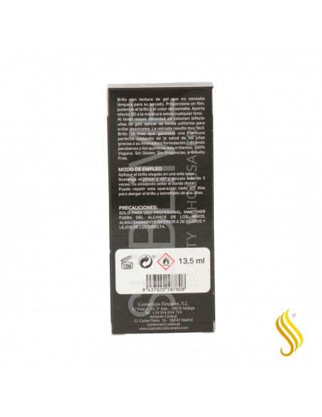 Masnails Shine 3D Top Coat Gel Effect 13.5 ml