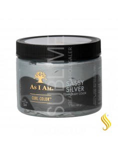 As I Am Curl Color Temporary Color Tint Sassy Silver 182 g