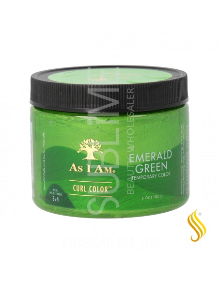 As I Am Curl Color Temporary Color Tint Emerald Green 182 g