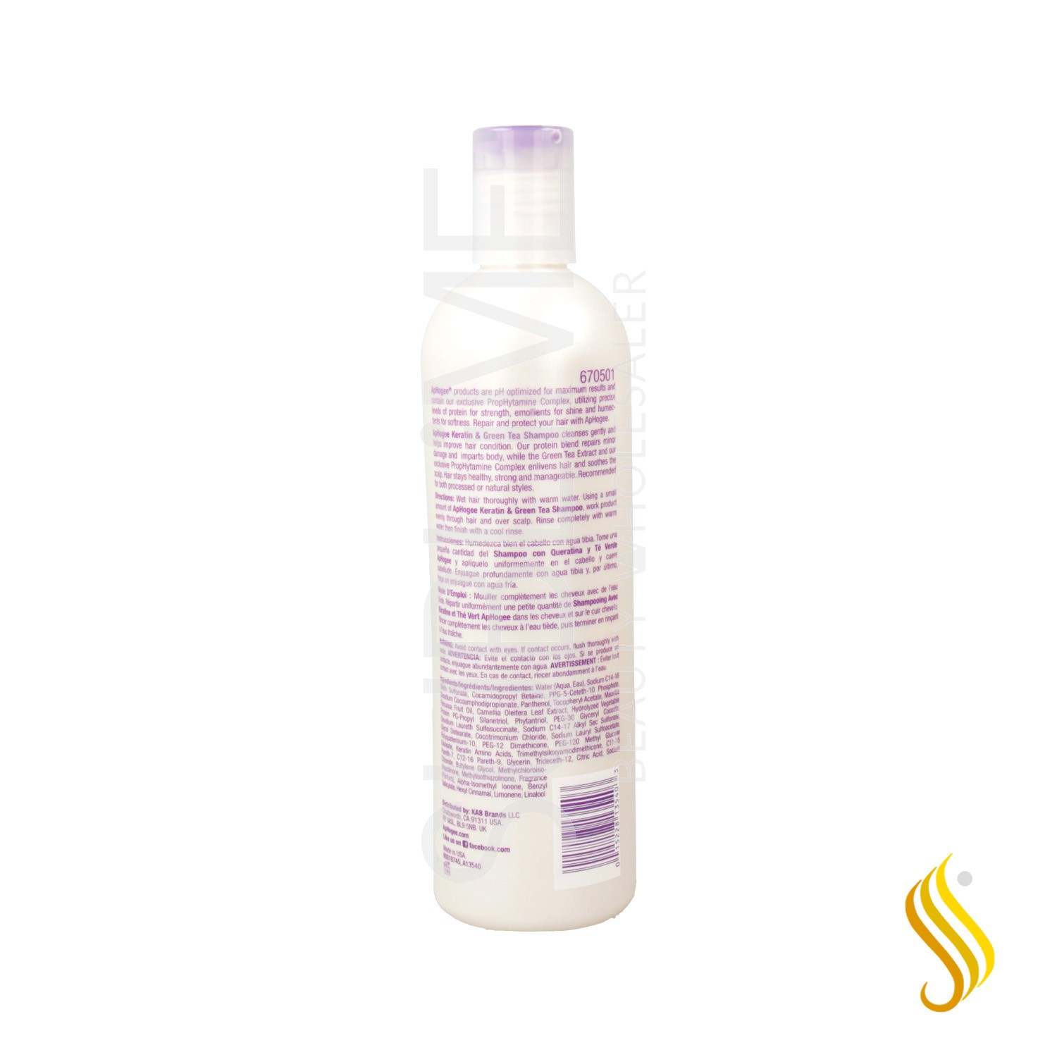 Aphogee Shampooing Kératine & Thé Vert 355 ml