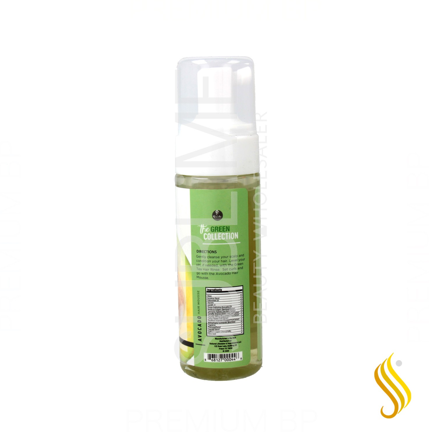 Mousse De Cabelo Com Abacate Curls The Green Collection 236 ml