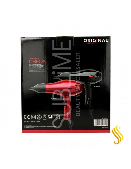 Sinelco Original Dreox Hair Dryer Red 2000 W