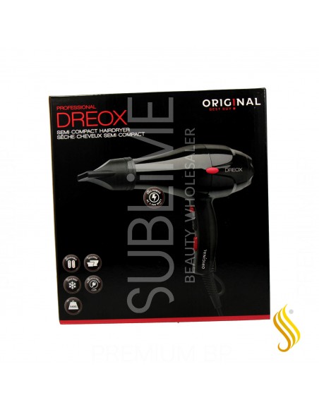 Sèche-cheveux Sinelco Original Dreox Noir 2000 W