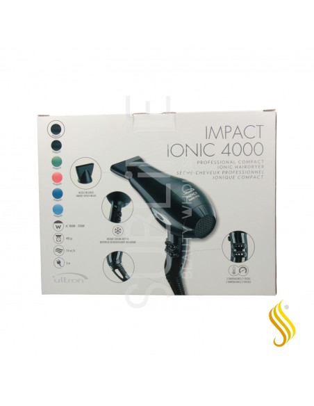 Sèche-cheveux Sinelco Ultron Impact Ionic 4000 Noir
