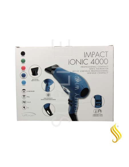 Sinelco Ultron Impact Ionic 4000 Hair Dryer Navy Blue