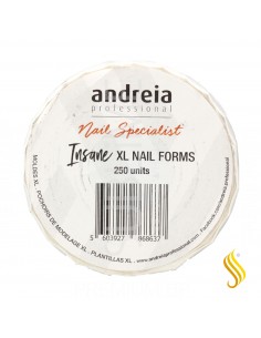 Andreia Professional Insane XL Nail Forms 250 unidades