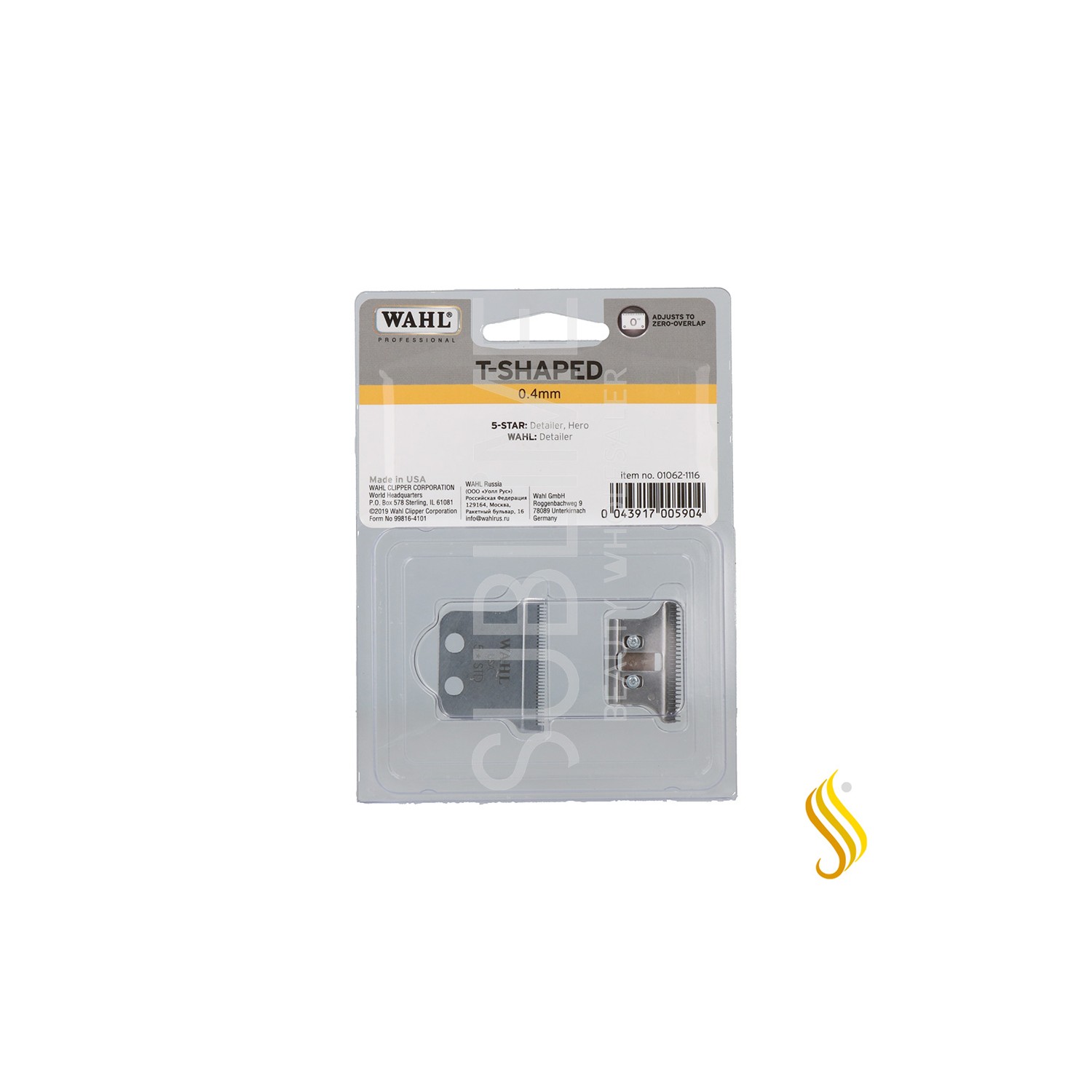 Wahl Blade T Detail Shape, Hero (01062-1116)