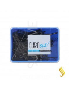 Eurostil Clips Negro 70 mm 150 unidades