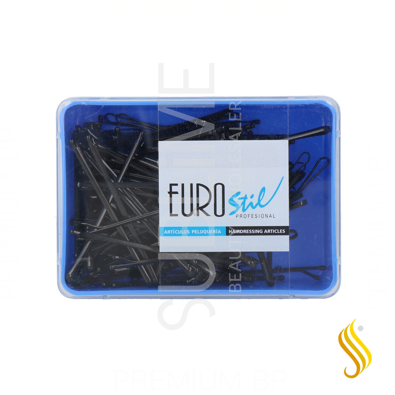 Eurostil Clips Negro 70 mm 150 unidades
