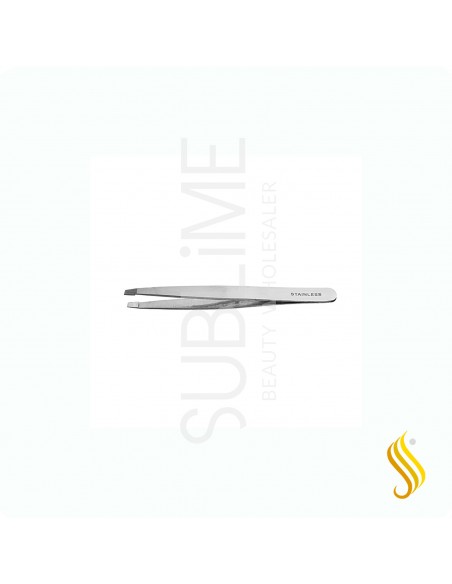 Eurostil Pinza Depilar Inox Punta Recta 9.5 cm