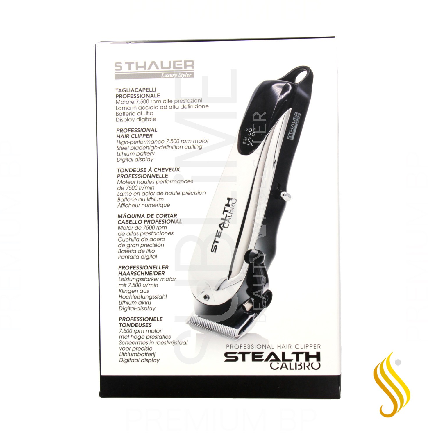 Xanitalia Professional Sthauer Professional Machine Hair Clipper Caliber Stealth