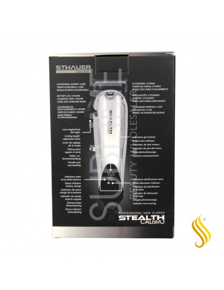 Xanitalia Professional Sthauer Professional Machine Hair Clipper Caliber Stealth