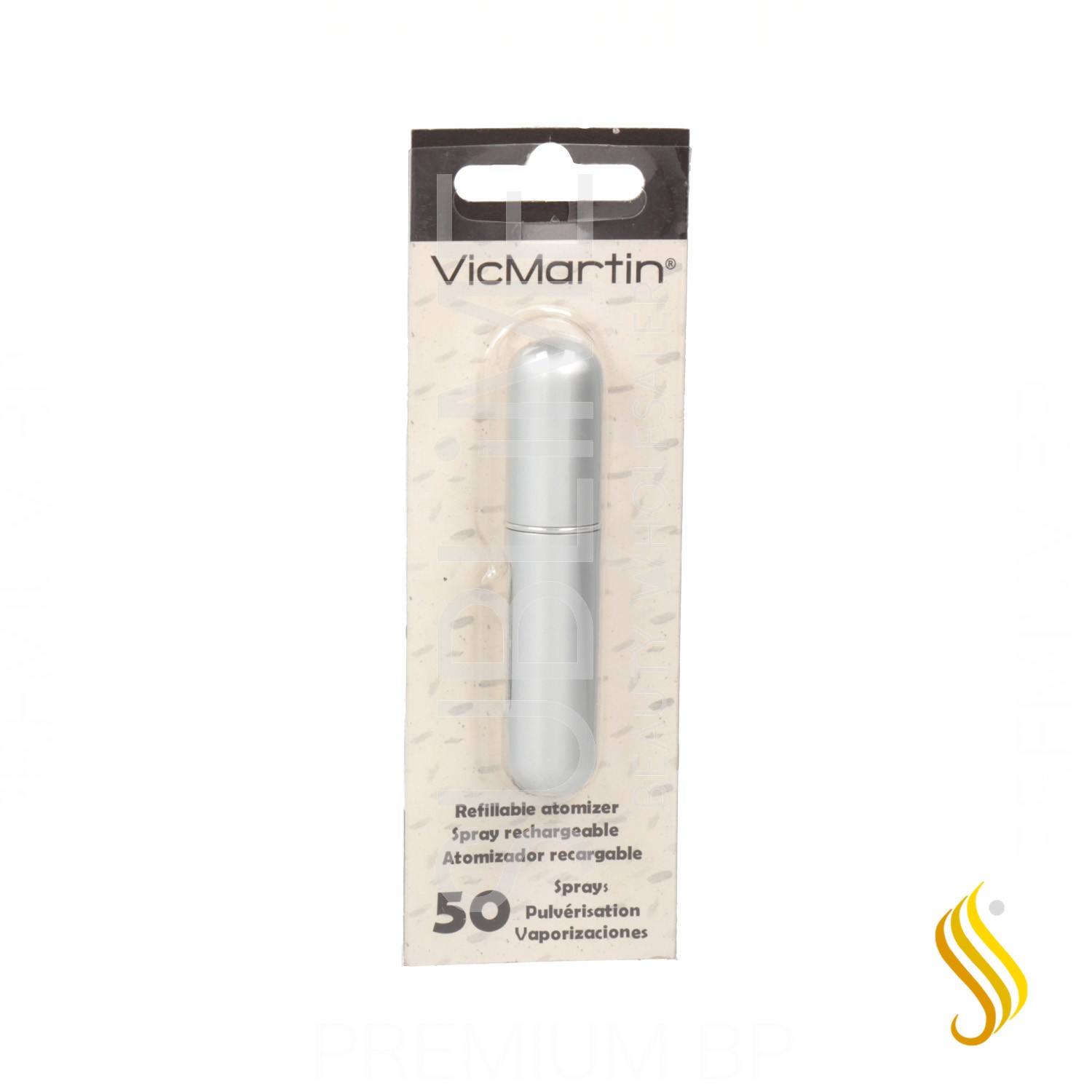 Vicmartin Atomizador Recargable Plata 5 ml