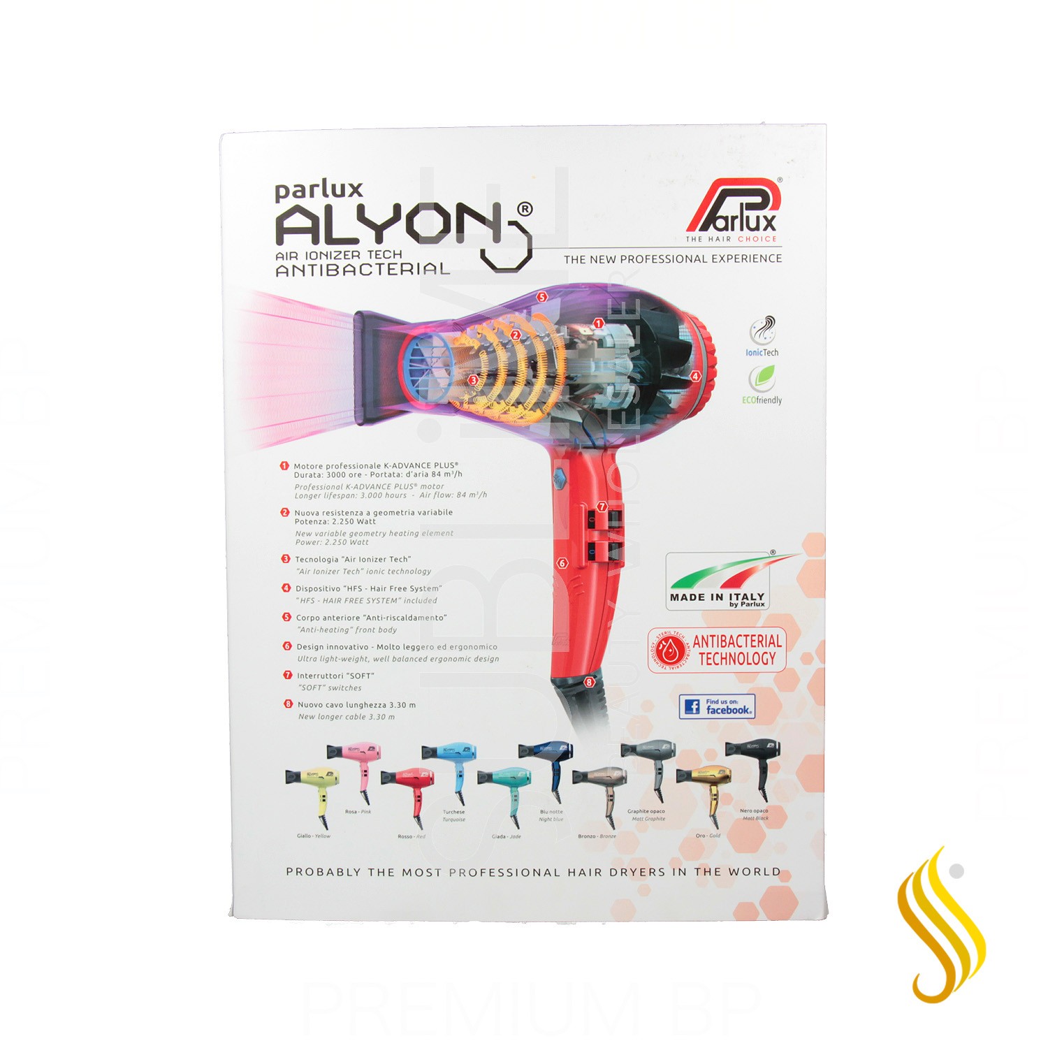 Parlux Sèche-linge Alyon Rouge