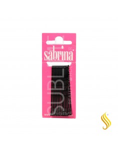 Eurostil Sabrina Clips Negro 48 mm 12 unidades