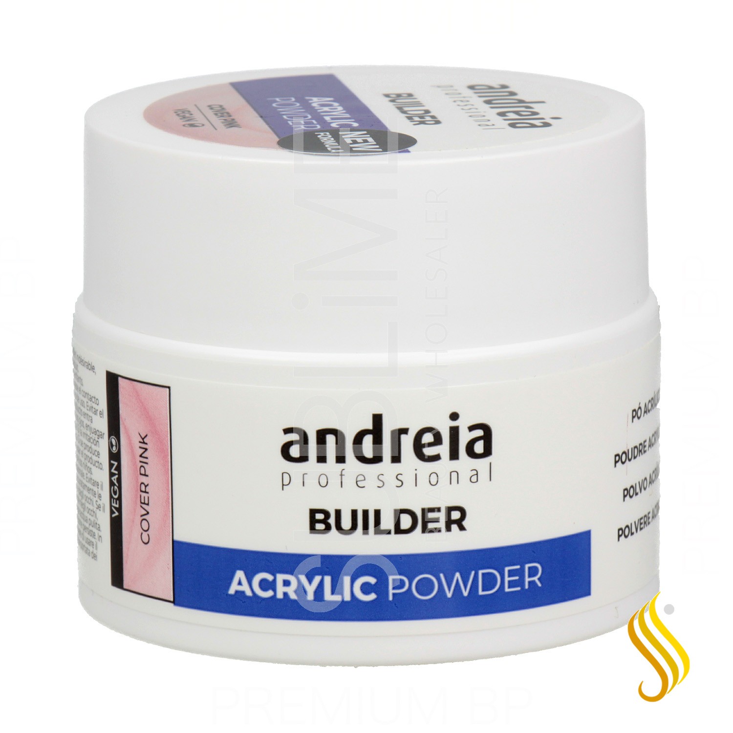 Cobertura em Pó Acrílico Andreia Builder Rosa 35 gr