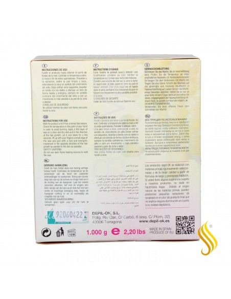 Depil Ok Wax In Pearls Choco gold 1000 gr