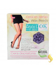 Cera Depil Ok em Pérolas de Lavanda 1000 gr