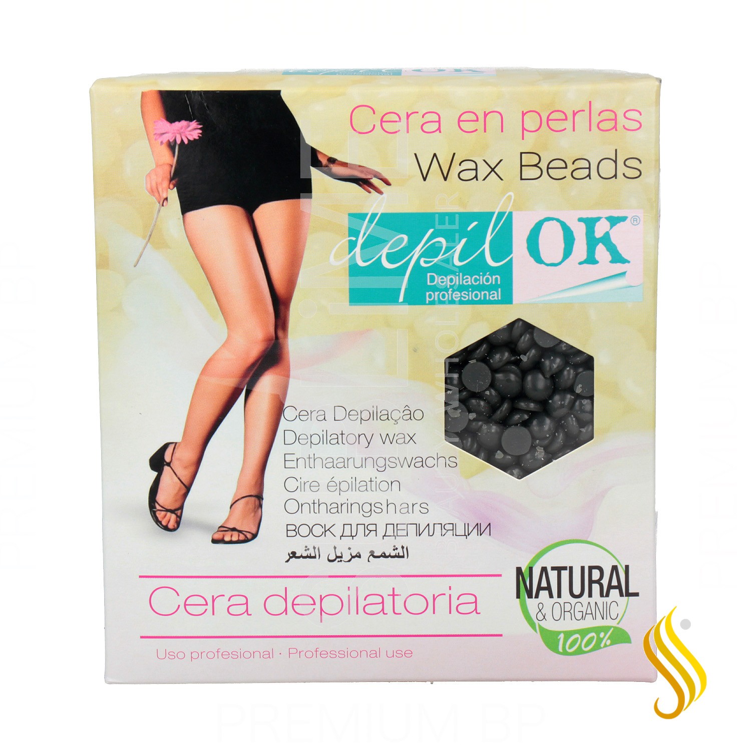 Depil Ok Cire Perle Noire 1000 gr