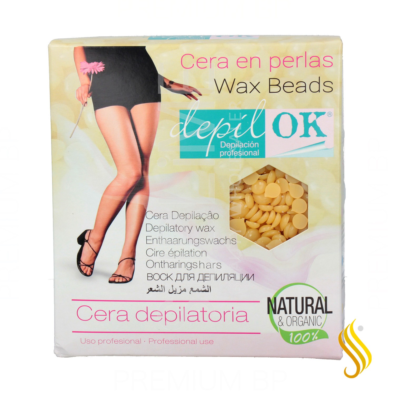 Depil Ok Cire Perlée Naturelle 1000 gr