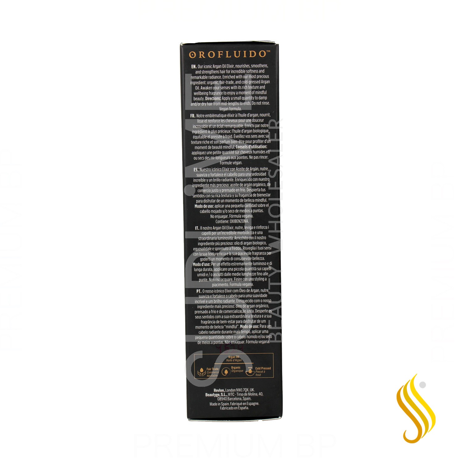 Revlon Orofluido Elixir Remarquable Soyeux Et Brillance 100ml