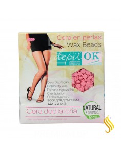 Depil Ok Cera Pérola Rosa 1000 gr