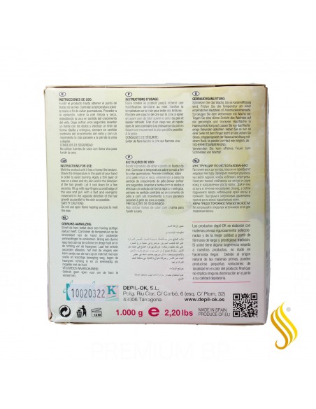 Depil Ok Cire Perle Rose 1000 gr
