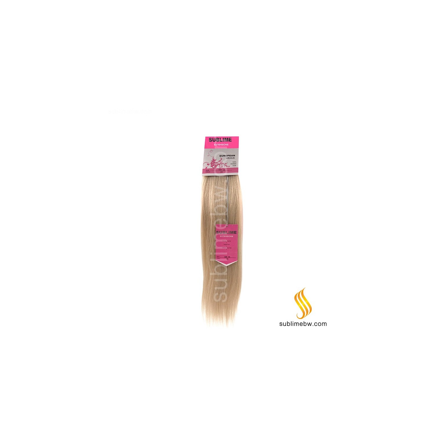 Sublime Extensions European Weave 18" Nº 22