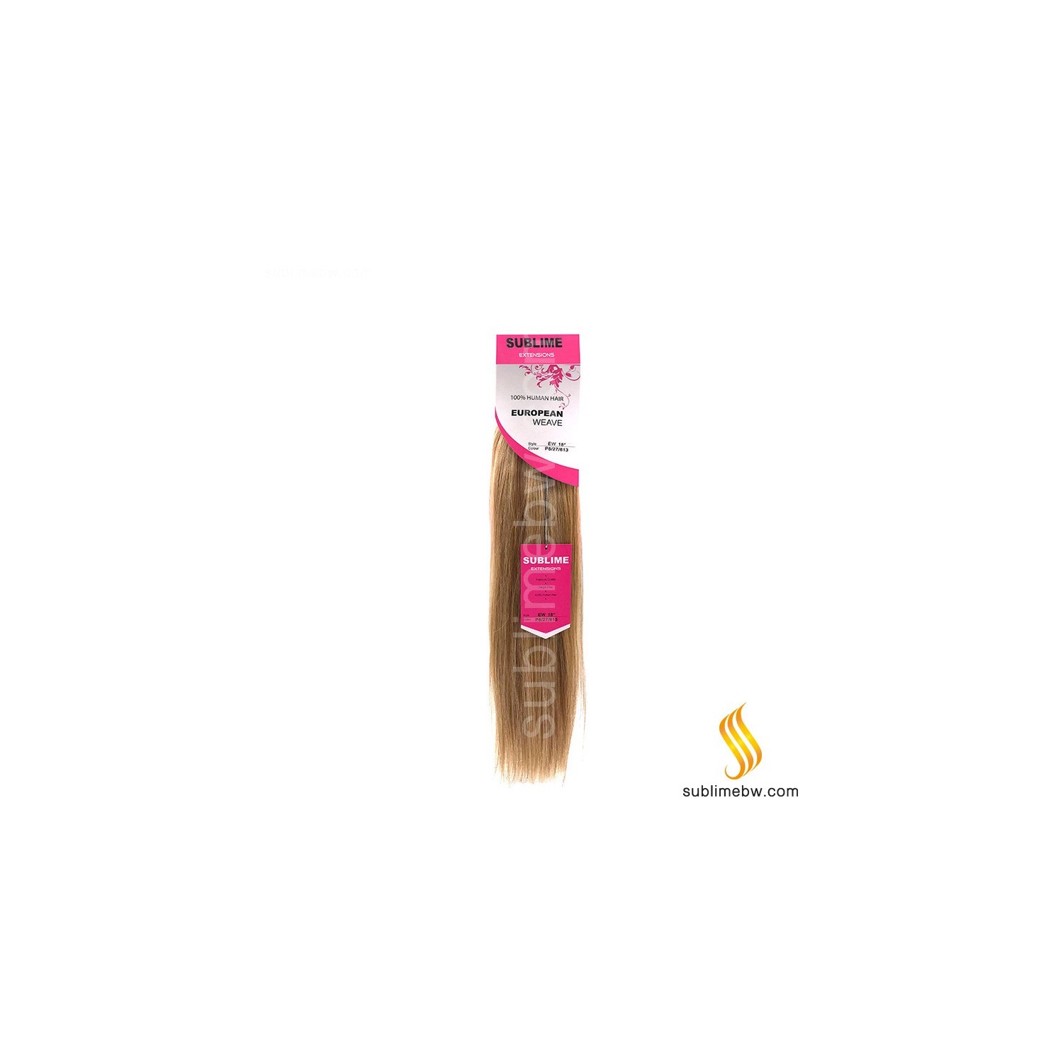 Sublime Extensions European Weave 18" Nº P8/27/613