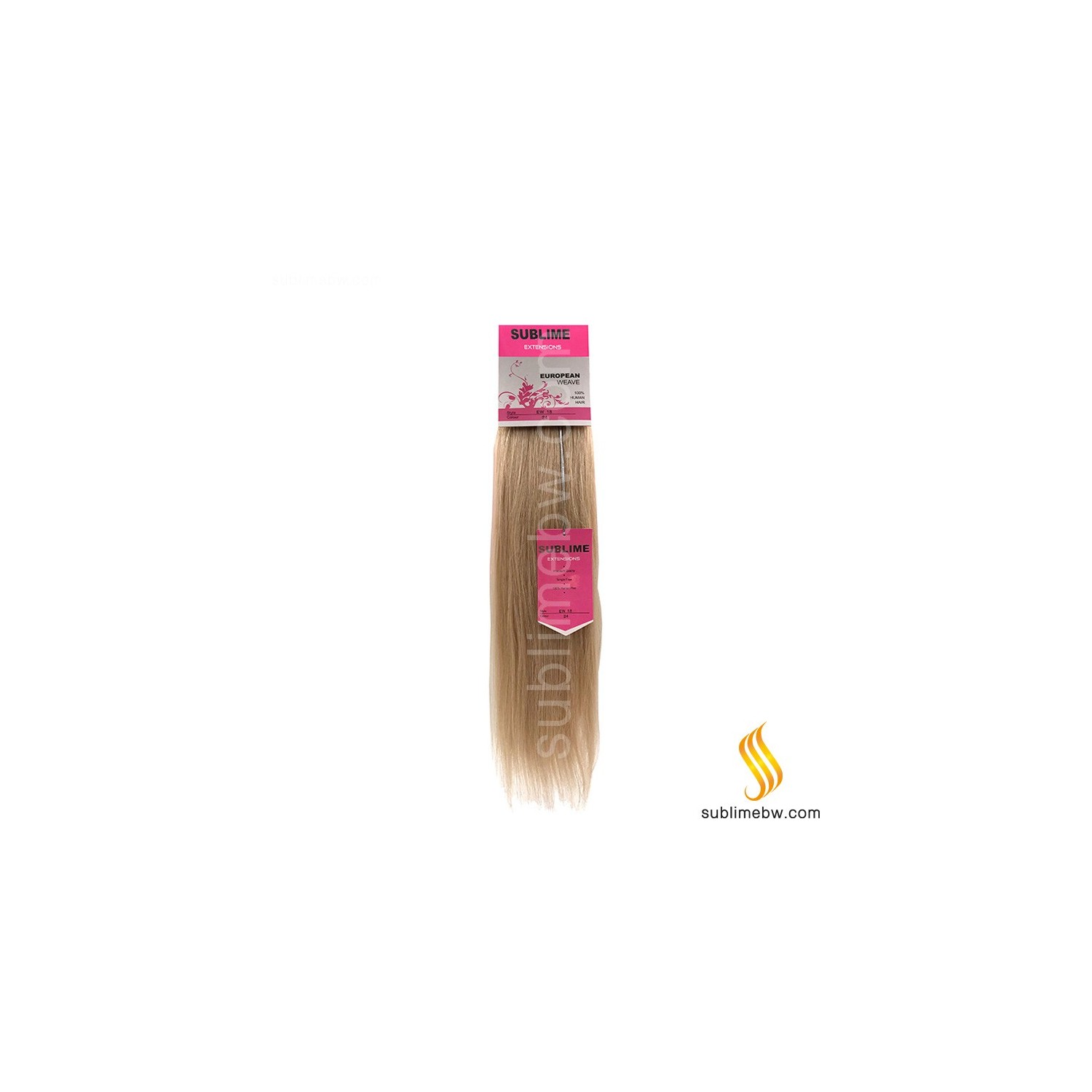 Sublime Extensions European Weave 18" Nº 24