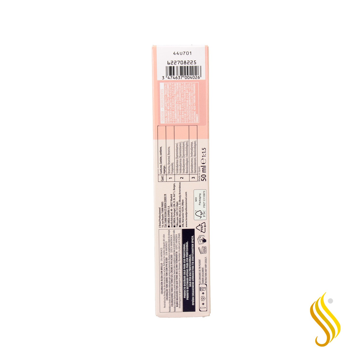 L’Oréal Dia Light 7.40 – Rubio Cobrizo Intenso 50 ml