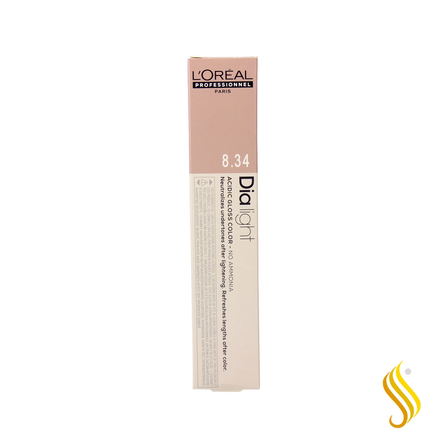 Loreal Dia Light Ammonia Free Tint 50 ml Color 8.34